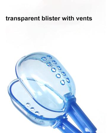 Zerodis Reptile Feeding Clamp & Poop Scoop Tool - Optimal Feeding & Cleanup for Turtles Lizards Frogs & Spiders (Blue) - Buy Online on GoSupps.com