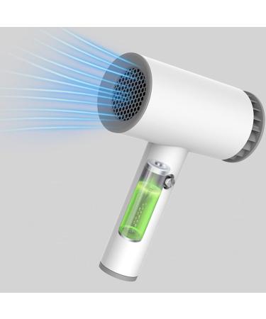 Portable Wireless Hair Dryer Cordless Hair Dryer Travel Blow Dryer USB Rechargeable Handheld Hair Dryer for Art Painting/Home/Outdoor