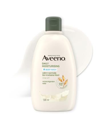Aveeno Aveeno Daily Moisturizing Vegan Shower Gel Soap-Free Caring Shower Gel with Soothing Oat for Normal to Dry and Sensitive Skin 500ml