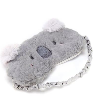 Koala Plush Sleeping Eye Mask - Cute Animal Design for Kids and Adults | Adjustable, Soft, and Elastic Eye Cover for Christmas, Winter, Travel - 5 Colors - Buy Online on GoSupps.com