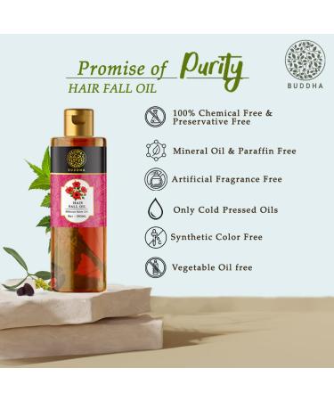 Premium Ayurvedic Hair Oil for Hair Fall - 150ml | All Natural No Mineral Oil No Parabens - Buy Online on GoSupps.com