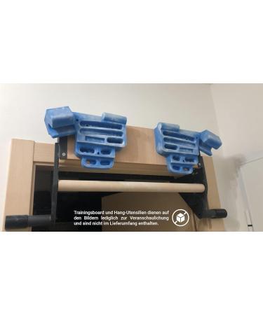 CLEVO Hangboard for Climbing & Bouldering | Door Suspension Training Board with Pull-Up Bar - Buy Online on GoSupps.com