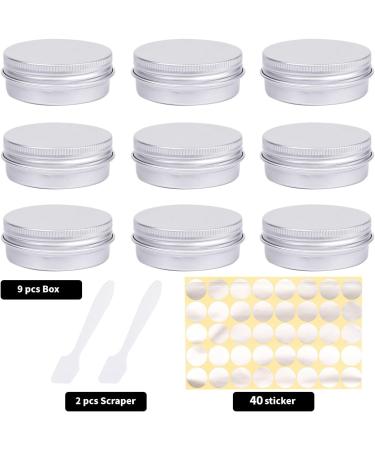 Buy 9-Piece 20ml Empty Jars Set with Lids | Perfect for Lip Balm & Cream Storage - International Shipping - Buy Online on GoSupps.com
