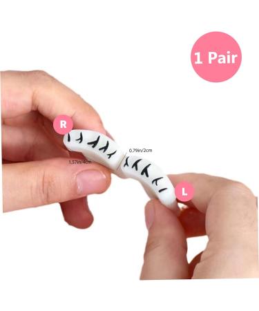 Eyelash Curlers Eyelash Stamp For Beginner 1 Pair Diy Natural Long Lasting Lower Lash Stamp For Makeup Eyelash Stamps Tool For Woman Girls White - Buy Online on GoSupps.com