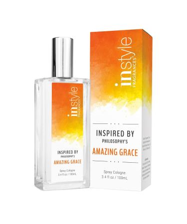 Instyle Fragrances | Inspired by Philosophy's Amazing Grace | Women s Eau de Toilette | Vegan  Paraben Free  Phthalate Free | 3.4 Fluid Ounces Amazing Grace 3.40 Fl Oz (Pack of 1)