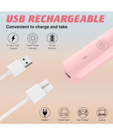 Buy Electric Shaver Razors for Women - 3 in 1 Waterproof Bikini Trimmer & Painless Facial Hair Removal - Smooth Wet & Dry Use - Hot Pink - Buy Online on GoSupps.com