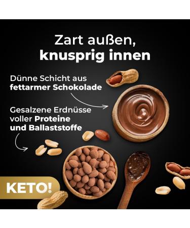 Mr Fudgestoo Salted Peanuts in Dessert Chocolate | Premium 80g Gourmet Confectionery for Luxurious Enjoyment - Buy Online on GoSupps.com