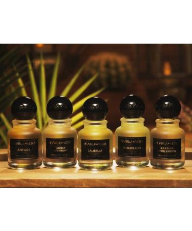 Signature Floral Fruity Perfume Oil Set: FEARLESS ELIXIR SWEET MILLA MUSK FAWAKE MUSK SWAP RED LALIBELLA