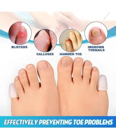 30 Pcs Silicone Anti-Friction Toe Protectors with Breathable Holes - Protect Toenails, Corns, Blisters, Hammer Toes - Men and Women - Buy Online on GoSupps.com