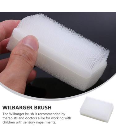 Heallily Wilbarger Therapy Brush - Sensory Brushes for Deep Pressure Massage | 2-Piece Set for Occupational Therapy & Calming Solutions - Buy Online on GoSupps.com