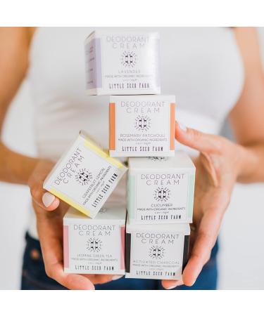 Little Seed Farm All Natural Deodorant Cream Aluminum Free Deodorant for Women or Men 2.4 Ounce - Rosemary Patchouli - Buy Online on GoSupps.com