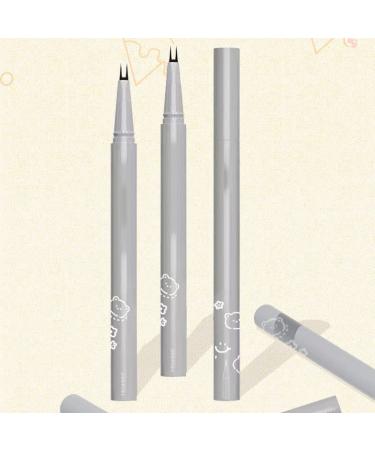 ZXTNVB Double Tip Waterproof Liquid Eyeliner Pencil - Super Slim Eye Liner Pen 2 Pcs Black - Buy Online on GoSupps.com