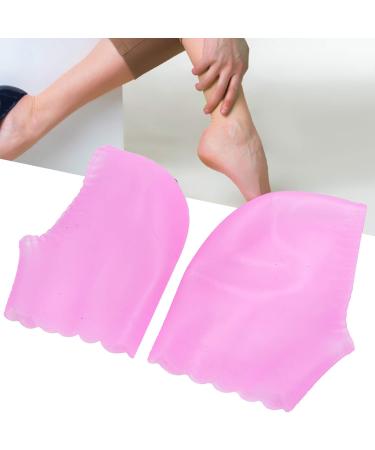 Moisturizing Gel Heel Socks - Silicone Elastic Sleeves for Dry Cracked Heels | Foot Care Solution - Buy Online on GoSupps.com