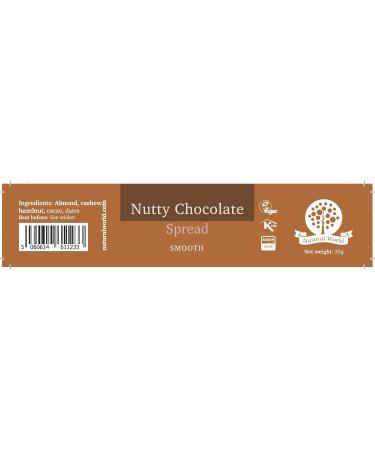 Nutural World - Smooth Nutty Chocolate Spread - 35g - Buy Online on GoSupps.com