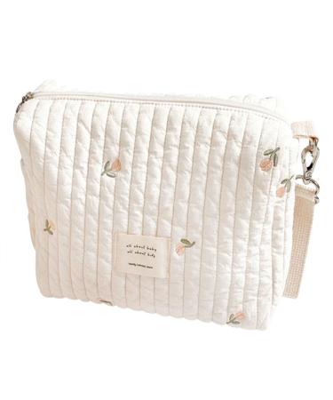 Universal portable baby wrap pockets diaper bags for newborns mini diamond pockets organizer for mothers zipper embroidered printed bear 1 - Buy Online on GoSupps.com