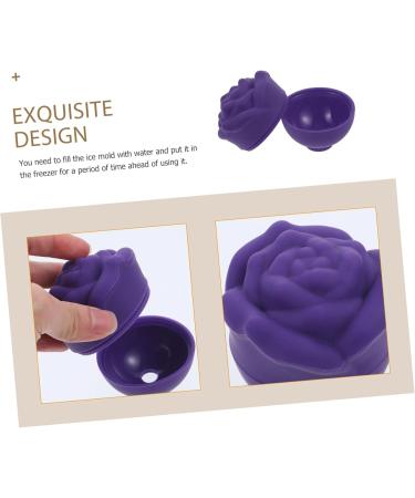 FOMIYES Candy Rose Face Ice Tray - Silicone Sphere Ice Cube Molds for Cheesecake Decorating & Skin Care - Food Grade Ice Roller Mold - Buy Online on GoSupps.com