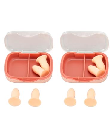 4 Pair Ear Plugs Sleeping Sound Blocking Ultra Soft Noise Cancelling Sponge Earplugs for Sleeping Study Work Travel