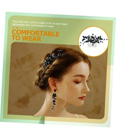 Mikinona girl accessories rhinestones Hair up prom wedding headpieces wedding tiara headgear bridesmaid bridal comb barrette halloween flower girl headpieces flower girl wedding - Buy Online on GoSupps.com