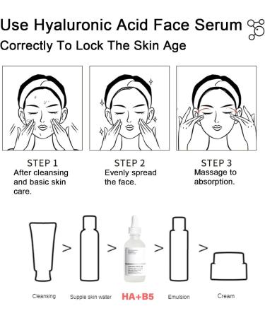 Hyaluronic Acid 2% + B5 30ML - Hyaluronic Acid Serum for Face- Dark Spot Remover for Face - Skincare Serum for Face to Plump and Smooth Skin-Moisturizer Face Serum for All Skin Types-Skin Care - Buy Online on GoSupps.com