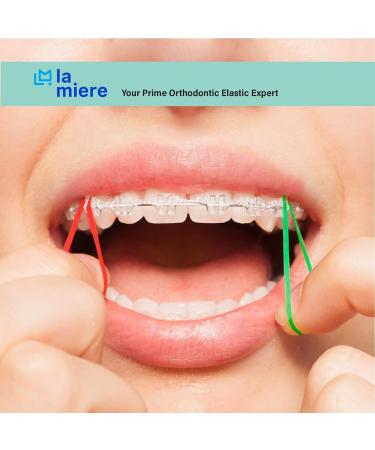 Orthodontic Latex Bands - Medium Size M (0.3 cm) - 2 Pieces for Braces & Tooth Gaps - USA Made - Buy Online on GoSupps.com
