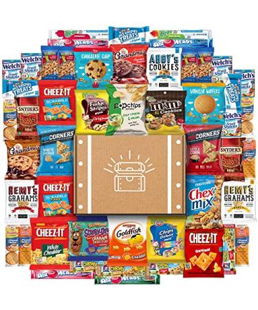 52 Count Cookies, Chips & Candies Care Package - Variety Pack Sampler - Buy Online on GoSupps.com