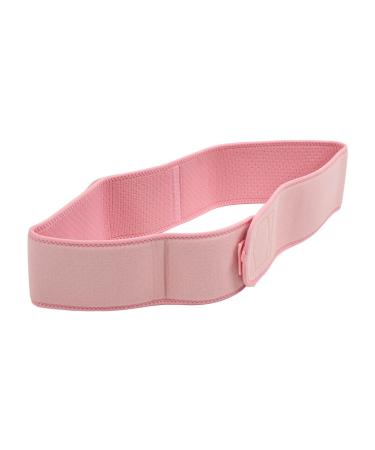 Pelvic Support Belt Brace Easy To Use Postpartum Recovery Belt Portable Lightweight Comfortable for SI Joint () Pink