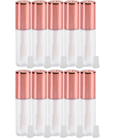 Depisuta DIY Lip Gloss Tubes Set Rose Gold 12 Ml X 10 Good Sealing and Ecofriendly Material for Makeup Artists - Buy Online on GoSupps.com