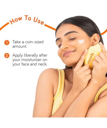 SPF 50 PA+++ Vitamin C Sunscreen | Blue Light Protection | Hydrating Non-Greasy Zero White Cast | For All Skin Types | 50g - Buy Online on GoSupps.com