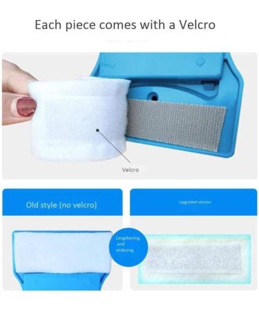 QTYUERGK Square Cleaner Glass Wiper Magnetic ABS Material/2.5 M Safety Rope/Rubber Scraper Double Sided Magnetic Window Cleaner Manual Type Blue Cleaners - Buy Online on GoSupps.com