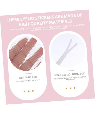 Outanaya Double Eyelid Strips 2 Lace Double Eyelid Sticker Stickers Decorative Duct Tape Double Eyelid Decal for Girl Woman Eyes 8x6.5cm As Shown - Buy Online on GoSupps.com