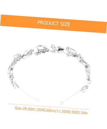 minkissy Headbands Bridal Hair Accessories Wedding Hair Accessories Hair Accessories for Bride Women Hair Accessories Headband for Party Women Headband Zircon Women's Decorate - Buy Online on GoSupps.com