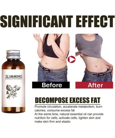 Belly Off Herbal Massage Oil - Anti-Cellulite & Fat Burning Essential Oil for Weight Loss | Lose Inches on Abdomen & Waist - Buy Online on GoSupps.com