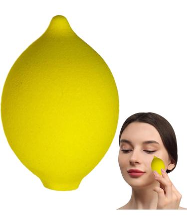 Fruit Shaped Cosmetic Sponge Blender Foundation Beauty Sponge Beauty and Makeup Sponge Multipurpose Cosmetic Sponge Cosmetic Tool for Women Girlfriend Mother Wife lemon beauty egg - Buy Online on GoSupps.com