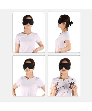 Buy Heated Eye Mask - USB Eye Compress with 3 Temperature Modes for Home Travel & Office - Quick Heating & Safe Voltage - Buy Online on GoSupps.com