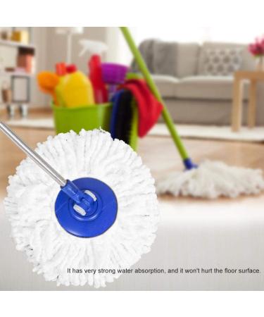 Mop Replacement Head Universal Refill 360 Spinning Microfiber Super Absorbing Water Household Accessories for Hardwood Floors|Wet & Dry Cleaning System(White) - Buy Online on GoSupps.com