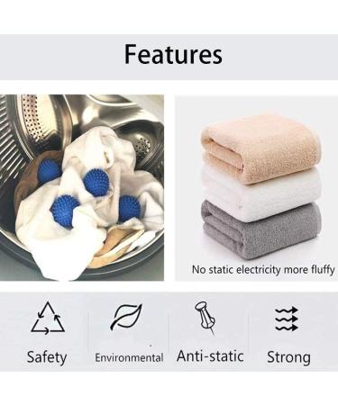 4 Pcs Reusable Dryer Tumble Balls - Speed up Drying, Reduce Creases - Durable Plastic Laundry Dryer Balls - Buy Online on GoSupps.com