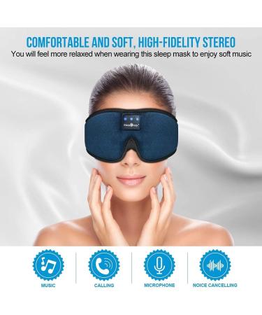 MUSICOZY Sleep Headphones Bluetooth Wireless Headband - Pack of 2 | Perfect Holiday Gifts for Side Sleepers and Travelers - Buy Online on GoSupps.com