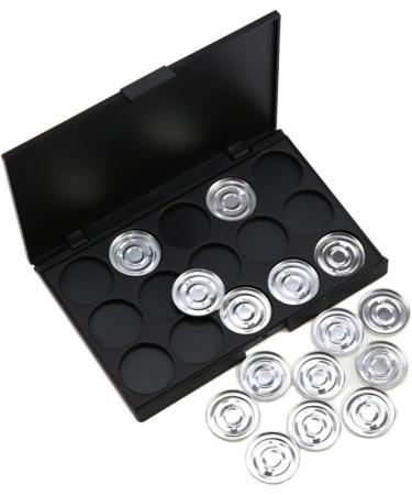 OHPHCALL 2pcs 15 Empty Cosmetic Empty Eyeshadow Case Empty Makeup Travel Makeup Case Estuche De Maquillaje mediumx2pcs Silverx2pcs - Buy Online on GoSupps.com