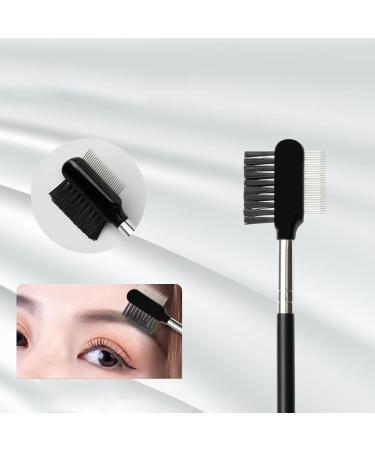 MCAORI Eyelash Comb Separator Eyelash Brush Double-Head Eyelash Brow Brush Lash Comb Mascara-Spoolie Separator Makeup Tools - Buy Online on GoSupps.com