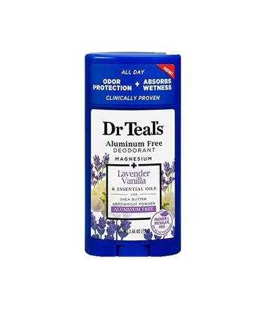 Dr. Teals Deodorant Variety Gift Set - Vanilla Lavender & Coconut Oil (2 Pack) | Essential Oils Shea Butter & Magnesium for Healthy Skin - International Shipping Available - Buy Online on GoSupps.com