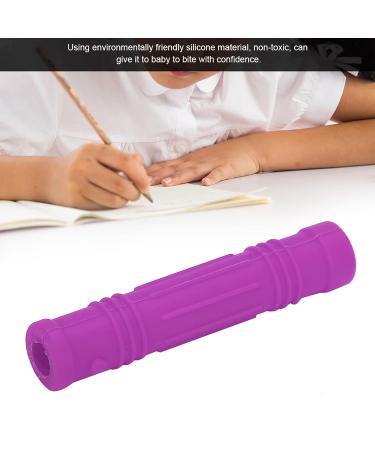 Silicone Cawn Pencils - Sensory Stress Relief for Adults & Kids | Tension-Free Oral Fixation & Chewing Toys (Purple Saberstift Set) - Buy Online on GoSupps.com