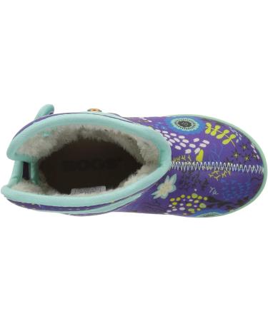 BOGS Baby Wellington Boots Plum Flower Stripe 71565 | Size UK 3-8 | New Flower Dot Violet Multi - Buy Online on GoSupps.com