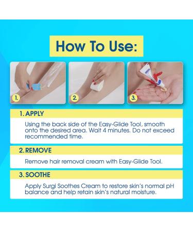 Surgi-Cream Hair Remover for Bikini & Legs - 56g/2oz | Effective Gentle and Fast Hair Removal - Buy Online on GoSupps.com