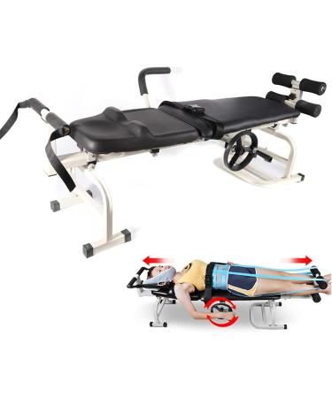 Massage Traction Bed for Home Use | Cervical Spine Stretcher & Lumbar Vertebrae Traction Device - 36 cm Wide - Buy Online on GoSupps.com
