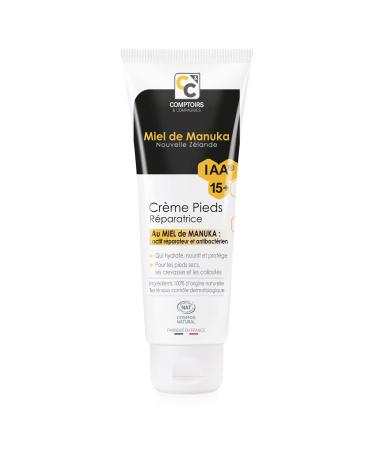 Comptoirs et Compagnies - Repairing Foot Cream with Manuka Honey IAA15+ - Nourishes Repairs - Dry Feet - Cosmos Natural Certified - 75 ml