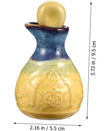 Angoily 1 Set Aromatherapy Bottle Mini Condiments Empty Bottle Refillable Bottle Oil Bottle Dispenser Japanese Perfume Soy Storage Bottle Perfume Mini Ceramics Vintage Diffuser - Buy Online on GoSupps.com