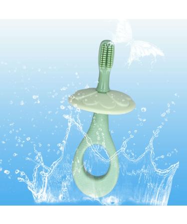 360 Baby Toothbrush - Silicone Toddler Toothbrush with Two Brush Heads for Gentle Gum Care & Cleaning - Buy Online on GoSupps.com