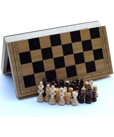 Set L/S Size Foldable Wooden with Magnetic Checkerboard Teaching Book Free for Kids/Children Adults (Color : Wood Size : S) (Wood Small) - Buy Online on GoSupps.com