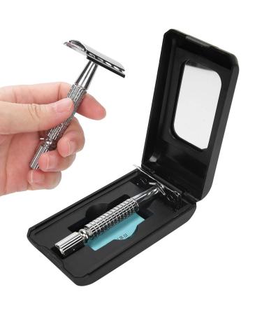 Premium Double Edge Safety Razor | Portable Classic Razor for Men - International Shipping Available - Buy Online on GoSupps.com