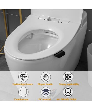 Toilet Lid Lifter 3 Pcs - Self Adhesive Sticky Handle for Touch-Free Lifting - Multi-Function Tools for Home, Office, Hotel - Buy Online on GoSupps.com